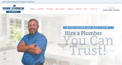 Desktop Screenshot of markjohnsonplumbing.com